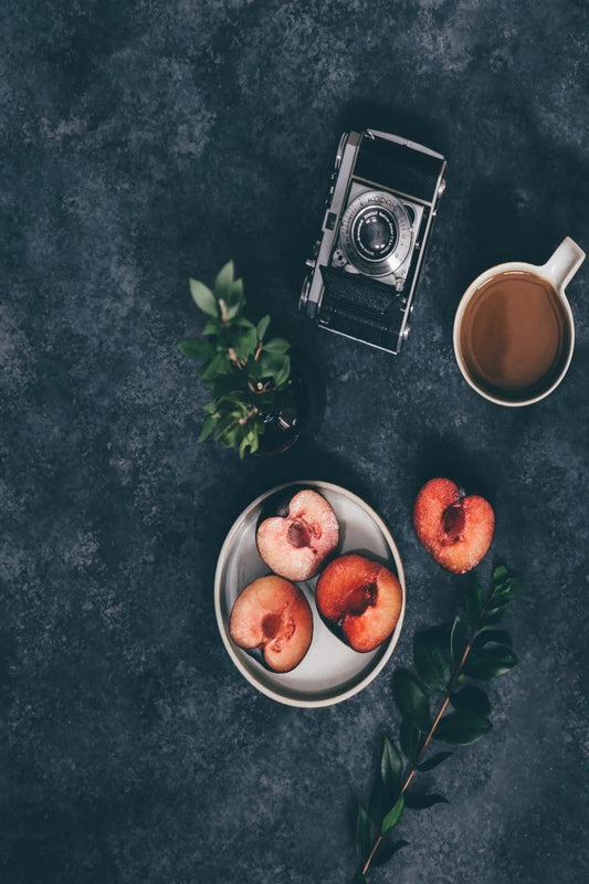 Peaches and Creme Brûlée